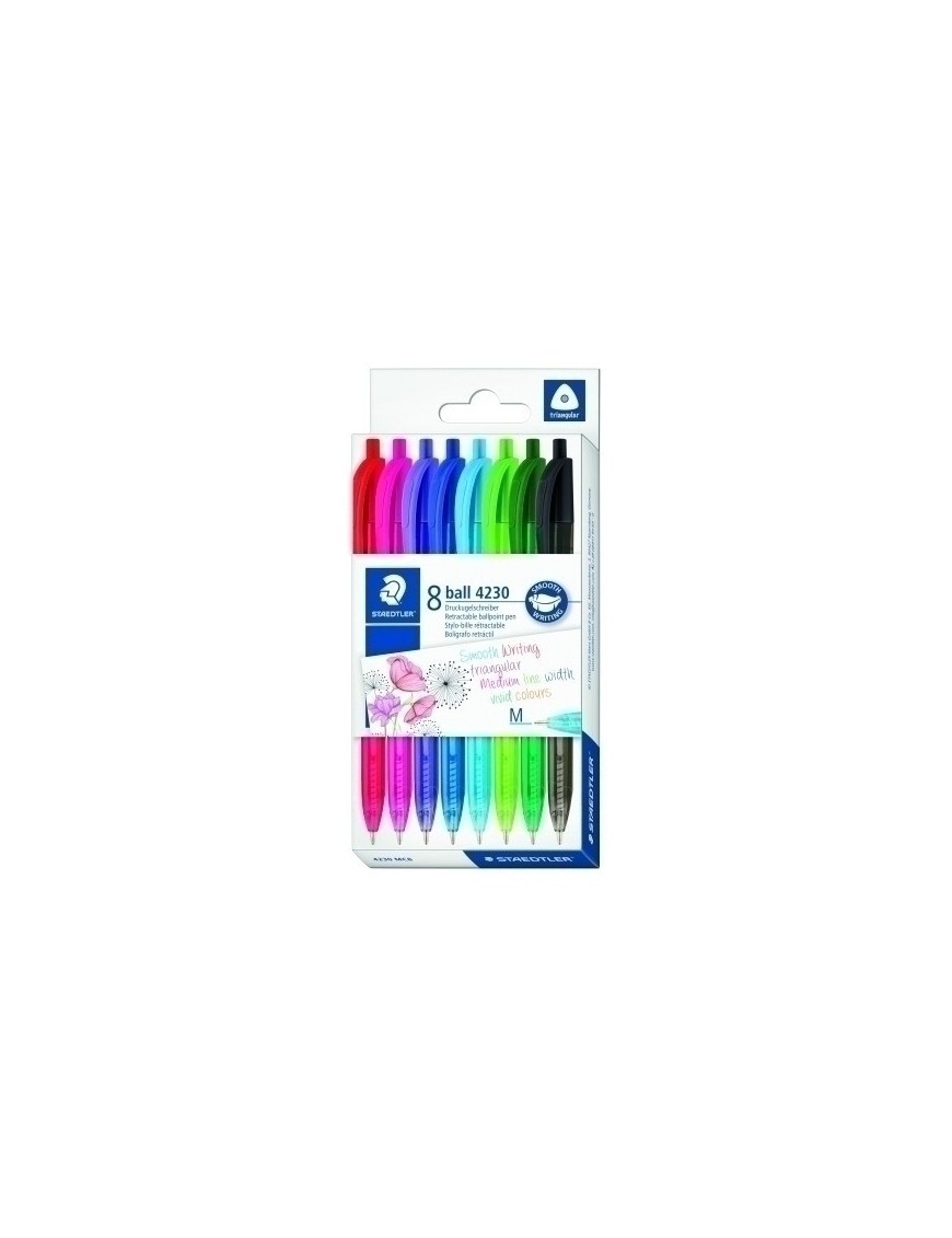 Boligrafo Staedtler 4230 Medio Estuche 8