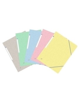 Carpeta De Gomas Y Solapas Oxford Carton Top File A4 Pack De 10 Col.Pastel Sur.(5)