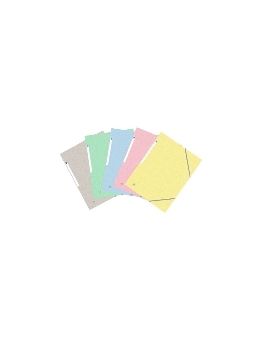 Carpeta De Gomas Y Solapas Oxford Carton Top File A4 Pack De 10 Col.Pastel Sur.(5)