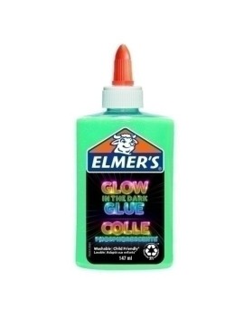 Cola Elmer´S Slime Brilla Osc. Azul