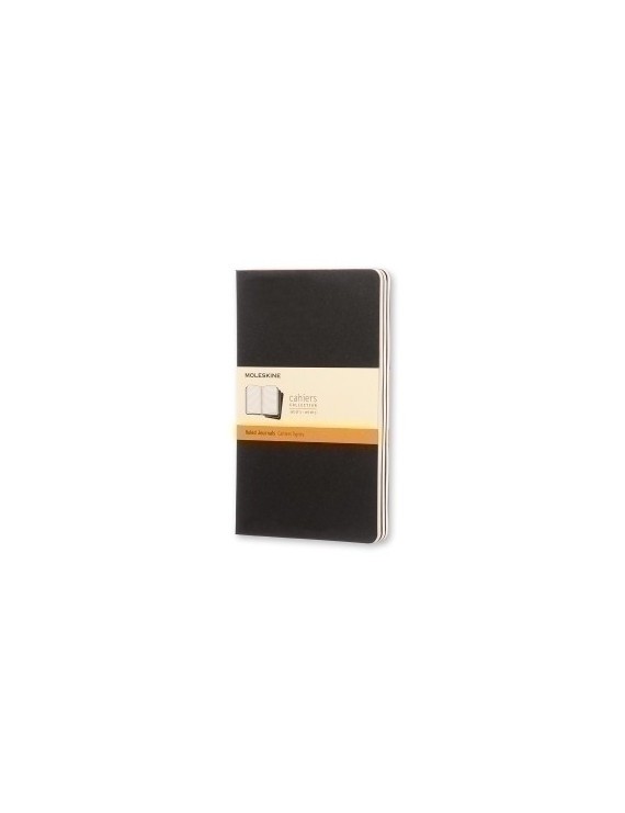 Cuaderno Moleskine Cahier 13X21 80H Horizontal Negra Set De 3