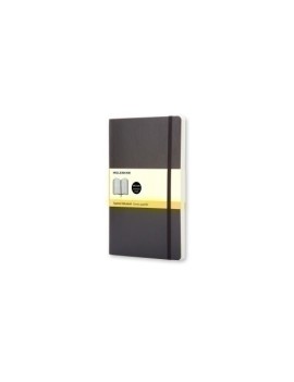 Cuaderno Moleskine Clasico Tapa Blanda 13X21 192H 70Gr. Cuadriculada Con Goma Negra