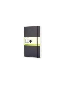 Cuaderno Moleskine Clasico Tapa Blanda 13X21 192H 70Gr. Lisa Con Goma Negra