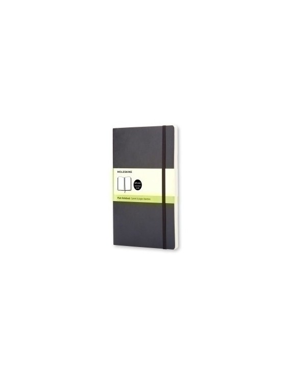 Cuaderno Moleskine Clasico Tapa Blanda 13X21 192H 70Gr. Lisa Con Goma Negra