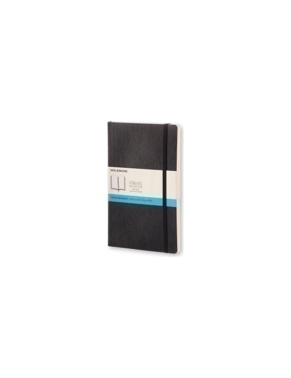 Cuaderno Moleskine Clasico Tapa Blanda 13X21 192H 70Gr. Punteada Con Goma Negra