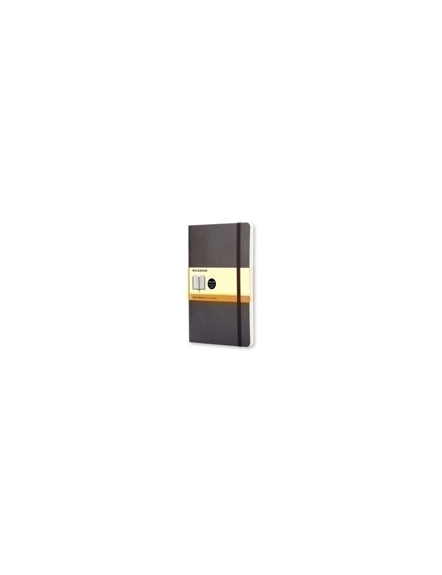 Cuaderno Moleskine Clasico Tapa Blanda 9X14 192H 70Gr. Horizontal Con Goma Negra