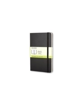 Cuaderno Moleskine Clasico Tapa Dura 13X21 240H 70Gr. Lisa Con Goma Negra