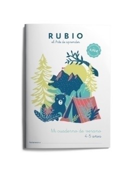 Cuaderno Rubio A4 Verano 4-5