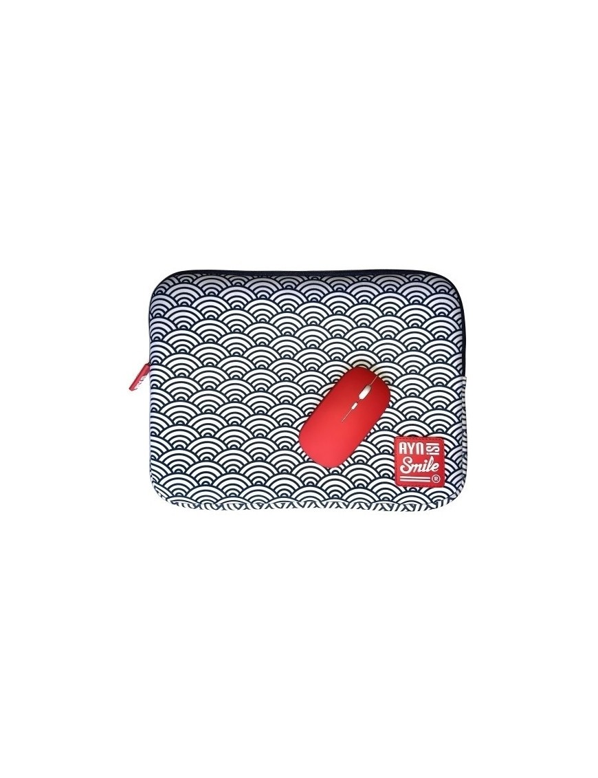 Funda Portatil Smile Sleeve 13" Seigaiha