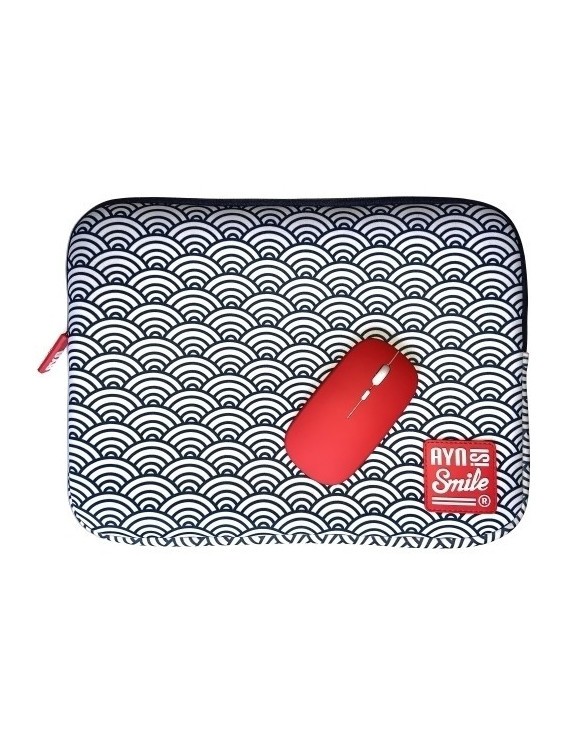 Funda Portatil Smile Sleeve 13" Seigaiha