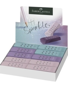 Goma Borrar Faber Castell Sparkle C/20