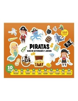 Juego Imagiland Bloc De Actividades Y Juegos Piratas