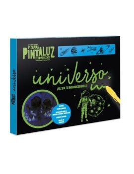 Juego Imagiland Pizarra Pintaluz Fluorescente Universo