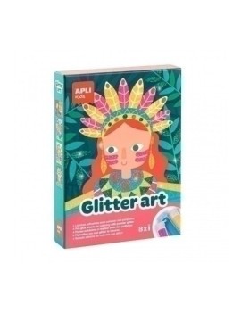 Kit Apli Kids Glitter Art