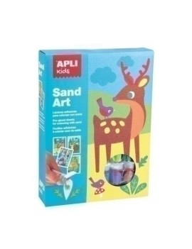 Kit Apli Kids Sand Art Colorea Con Arena