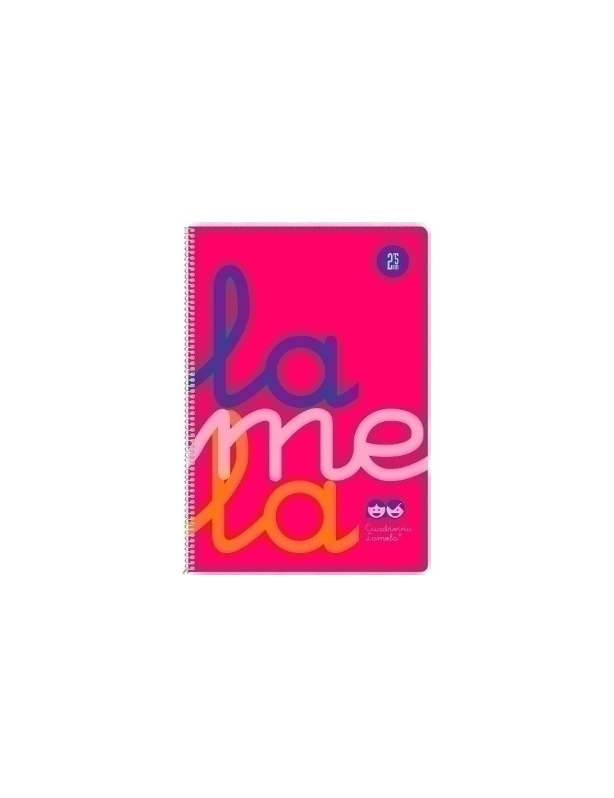 Lamela Bloc Tapa Polipropileno Fº 80H Cuadrovia 2,5 Mm Rosa