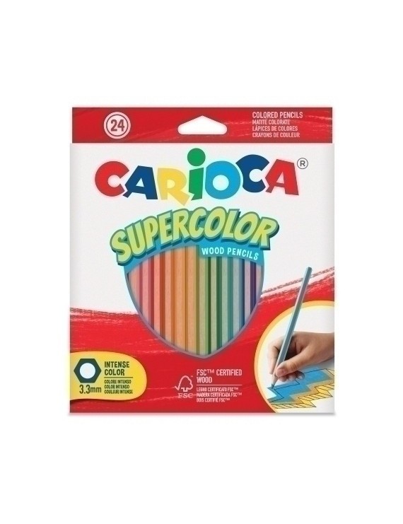 Lapices Color Carioca Supercolor C/24