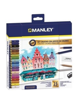 Lapices Color Manley Set Creativo C/23