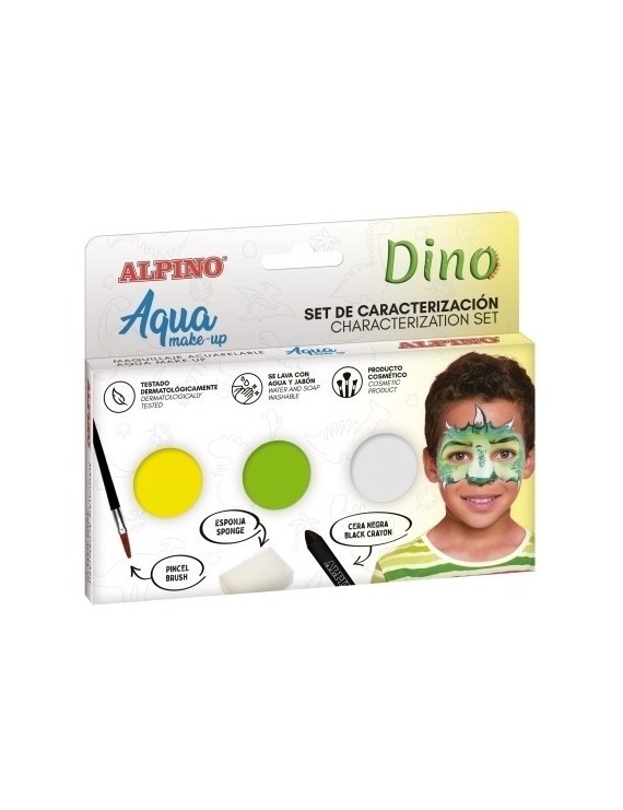 Maquillaje Alpino Make-Up Polvera Aqua Set De Caracterizacion Dino