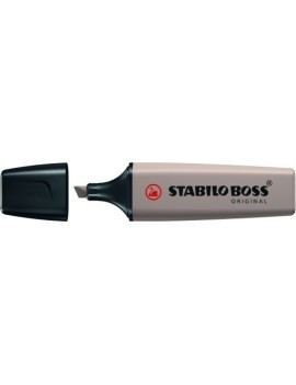 Marcador Fluor Stabilo Boss 70 Nature Colors Gris Calido