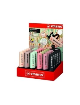 Marcador Fluor Stabilo Boss 70 Nature Colors Surtido Expositor De 30