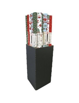 Papel De Regalo Rollo Clairefontaine 0,7X2 M (Caja De 30) Kraft Navidad Papa Noel