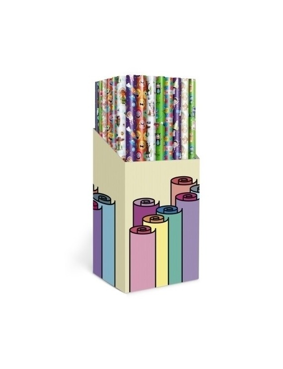 Papel De Regalo Rollo Tv 0,7X2 M (Caja De 60) Deluxe Infantil