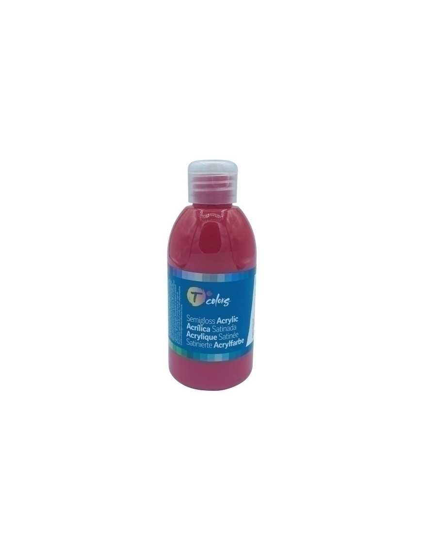 Pintura Acrilica Tcolors 250 Ml (Botella) Magenta