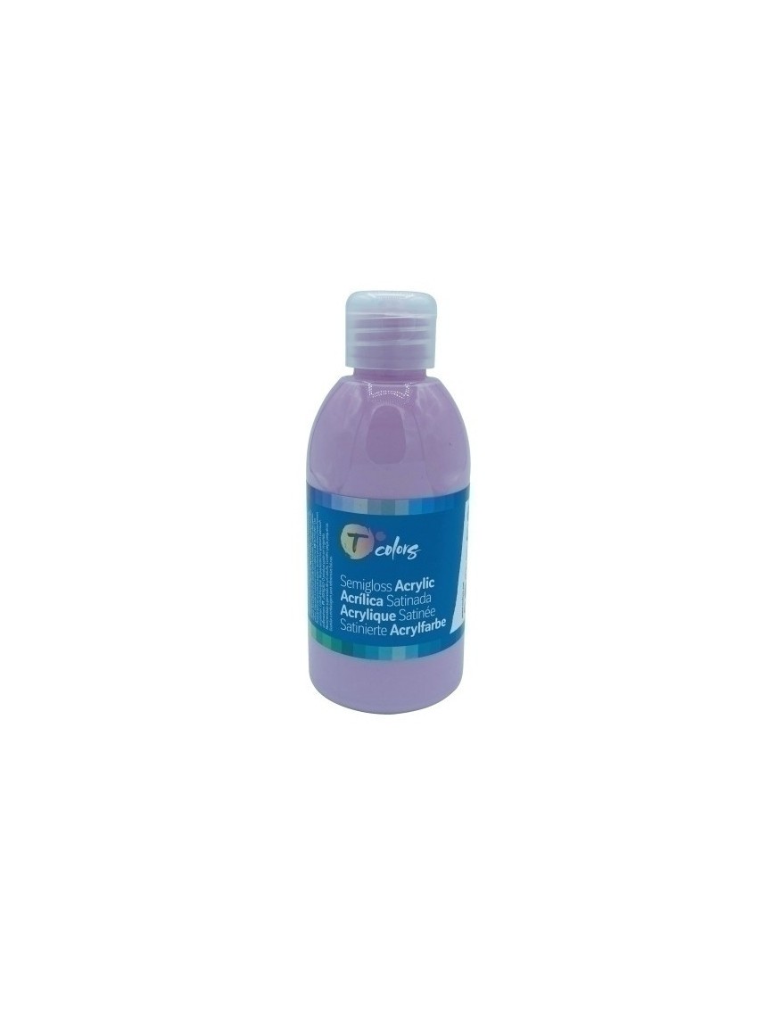 Pintura Acrilica Tcolors 250 Ml (Botella) Rosa