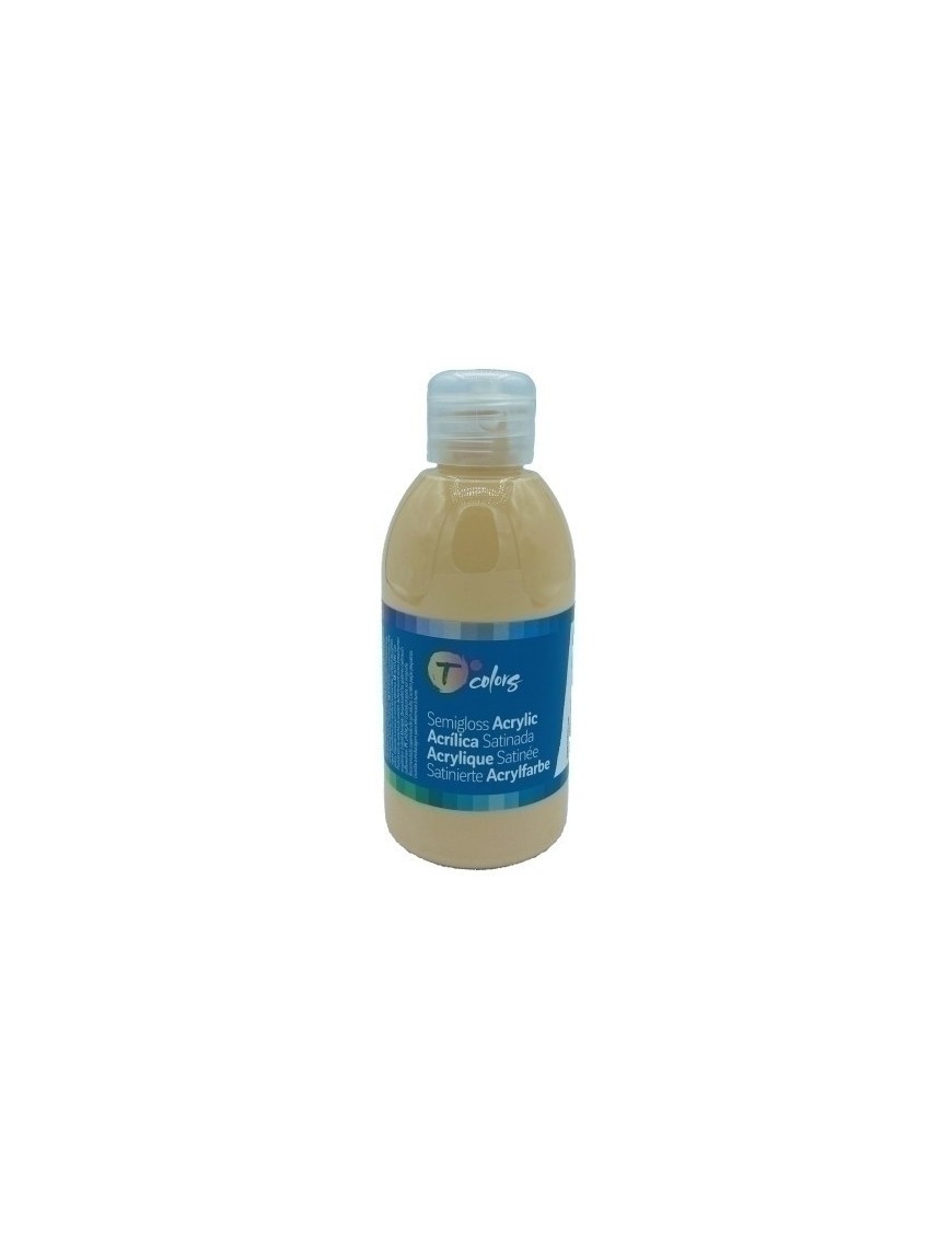 Pintura Acrilica Tcolors 250 Ml (Botella) Samon/Carne