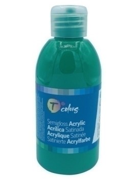 Pintura Acrilica Tcolors 250 Ml (Botella) Verde