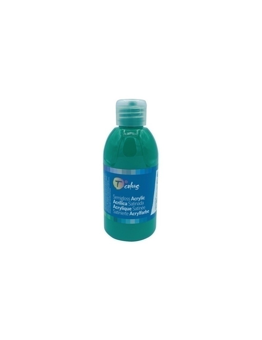 Pintura Acrilica Tcolors 250 Ml (Botella) Verde