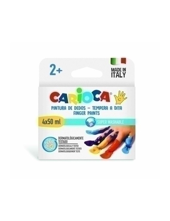 Pintura De Dedos Carioca 50 Ml Est/4