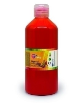 Pintura Dedos Tcolors 500 Ml Rojo