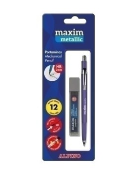 Portaminas Maxim Met. 2Mm Blister C/Mina