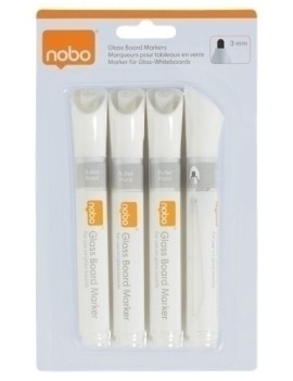 Rotulador Pizar.Nobo Cristal Blanco