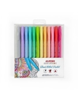 Rotulador Alpino Dual Artist Pastel Est.12