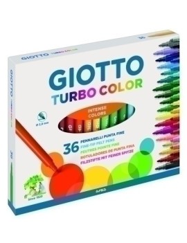Rotulador Giotto Escolar Fibra Color Caja 36