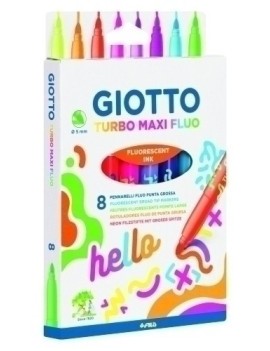 Rotulador Giotto Turbo Maxi Fluo Est. 8