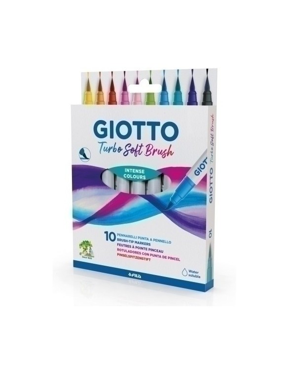 Rotulador Giotto Turbo Soft Brush E/10