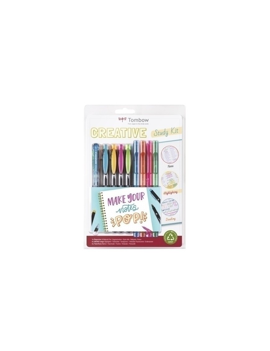 Set Lettering Tombow Kit Estudio Creativ