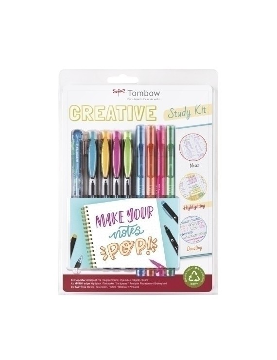 Set Lettering Tombow Kit Estudio Creativ