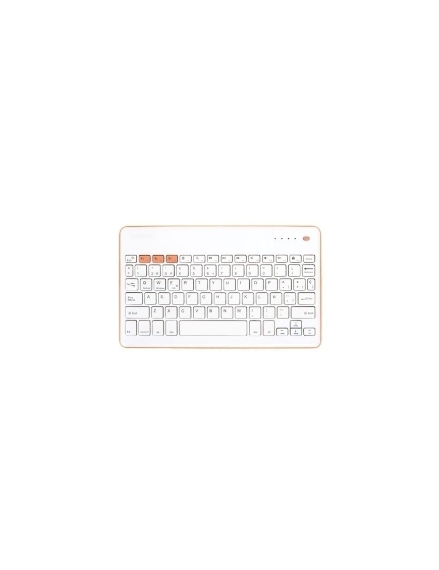 Teclado Silver Ht Bluetooth Blanco/Meloc