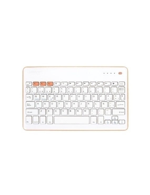 Teclado Silver Ht Bluetooth Blanco/Meloc