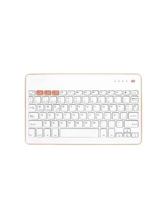 Teclado Silver Ht Bluetooth Blanco/Meloc