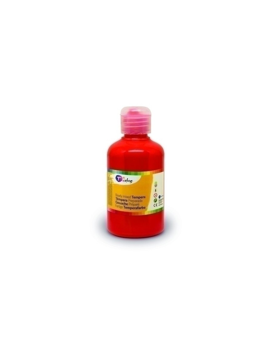 Tempera Tcolors Liq.500 Ml Rojo