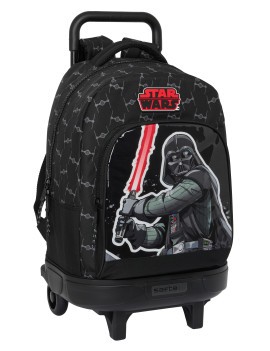 Mochila Gde. C/Ruedas Compact Ext.Simple Star Wars "The Fighter"