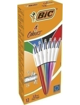 BOLIGRAFO 4 COL.BIC SHINE...