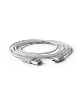 CABLE USB - MICRO BLANCO 1 m.