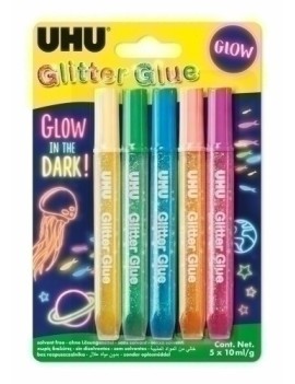 COLA GLITTER GLUE UHU GLOW...